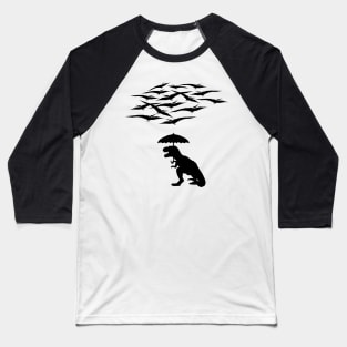 T-Rex vs Pterodactyl’s Baseball T-Shirt
